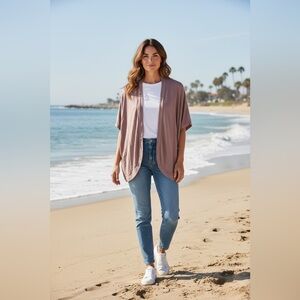 Land’s End batwing cardigan-EUC